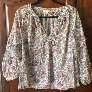Love The Label Tops | Love The Label Bohemian Style Top | Floral Botanical